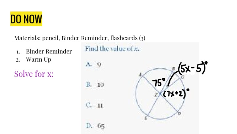 Unit 5 Circles | PDF