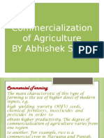 Commercialization of Agriculture