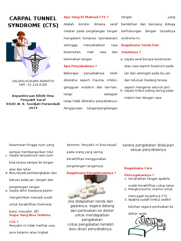 Gejala dan Pengobatan CTS | PDF