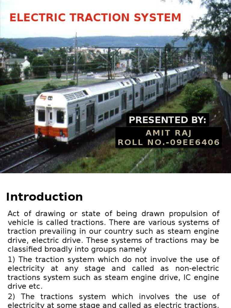 Electric Traction System | PDF | Rectifier | Alternating Current