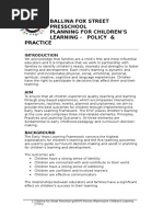 NQS1 Educational Program Policy | PDF | Curriculum | Policy