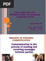 Business Communication 