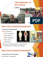 Art, Human Development, & Environmental Justice
