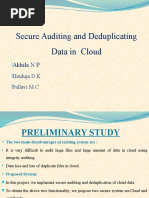 PPT Cloud Audit Deduplication