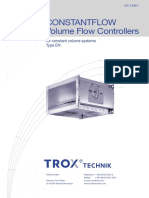 Constantflow Volume Flow Controllers: For Constant Volume Systems Type EN