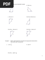 Trig Cheat Sheet: Definition of The Trig Functions | PDF ...