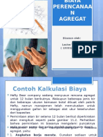 Contoh Soal Biaya Perencanaan Agregat