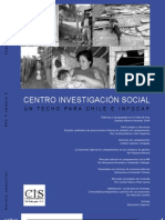 Revista Centro Investigación Social Techo Para Chile Numero 6
