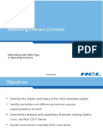 Networking Software (Continue) : Networking With UNIX-Type of Operating Systems