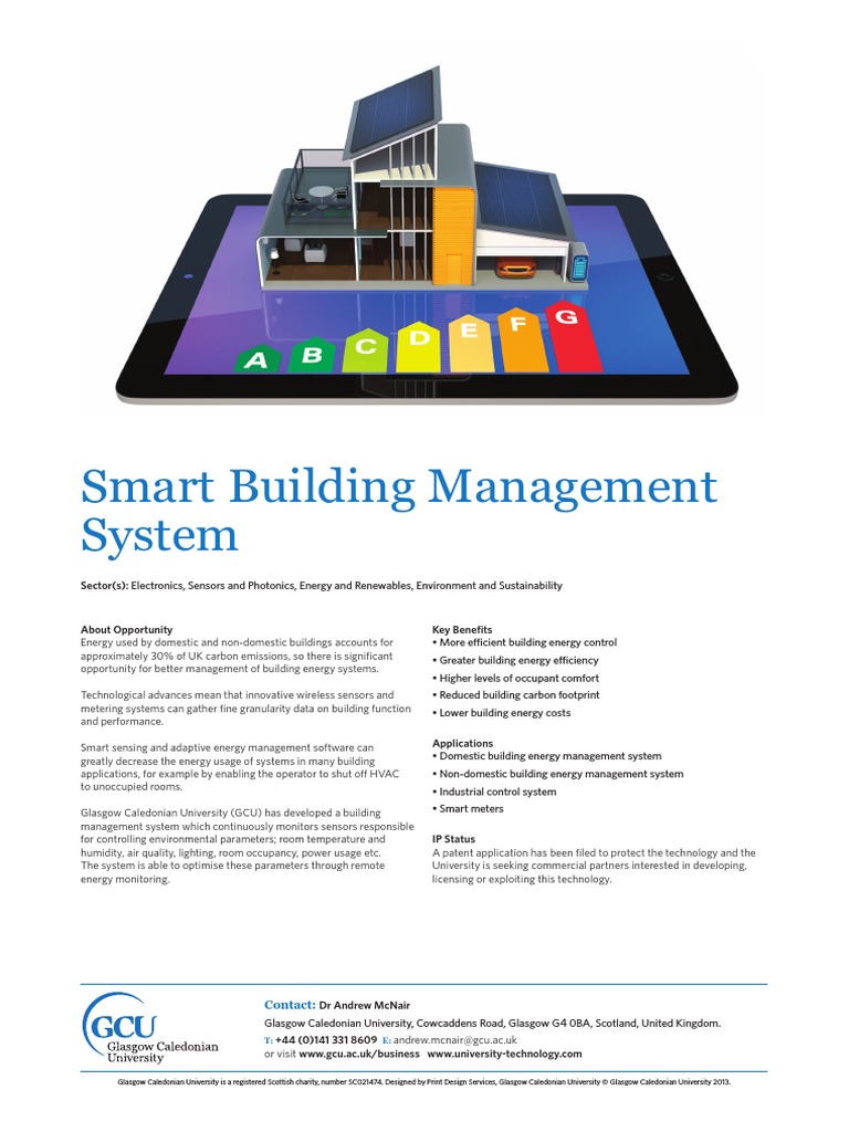 GCU Smart Building Management System | PDF | Building Automation ...