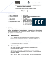 SILABO Operatividad Maquina PDF