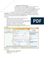 Start Download (Tested Link) PTC Mathcad Prime 3.1