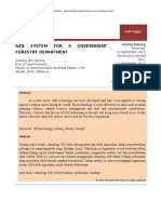 Jurnal Teknologi: System FOR A Government Forestry Department