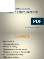 Written Business Communication