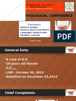 Clinicopathological Conference OB-GYN Deepak
