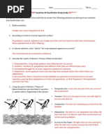 Evolution Study Guide Answer Key - Verona School District | PDF ...