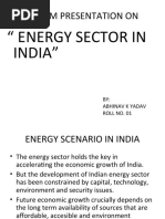 Download Energy Scenario In India by Abhinav Kumar Yadav SN30497069 doc pdf