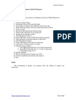 Exp# 6 Ethernet CSMA/CD Protocol: CS2307 - Network Lab Simulator Programs