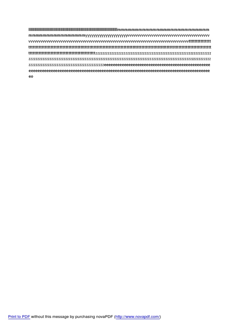 PDF Formatting Test Document | PDF