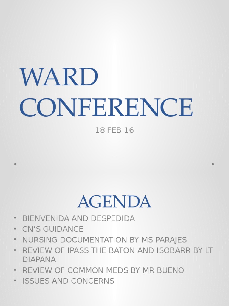 Ward Con | PDF