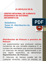 Tema 14. Distribucion de Poisson