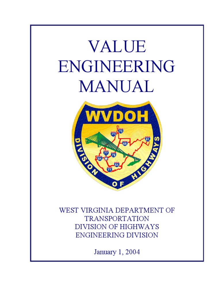 WVDOH Value Engineering Manual | PDF | Design | Office Of Management ...