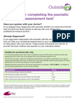 Psoriasis Help Sheet