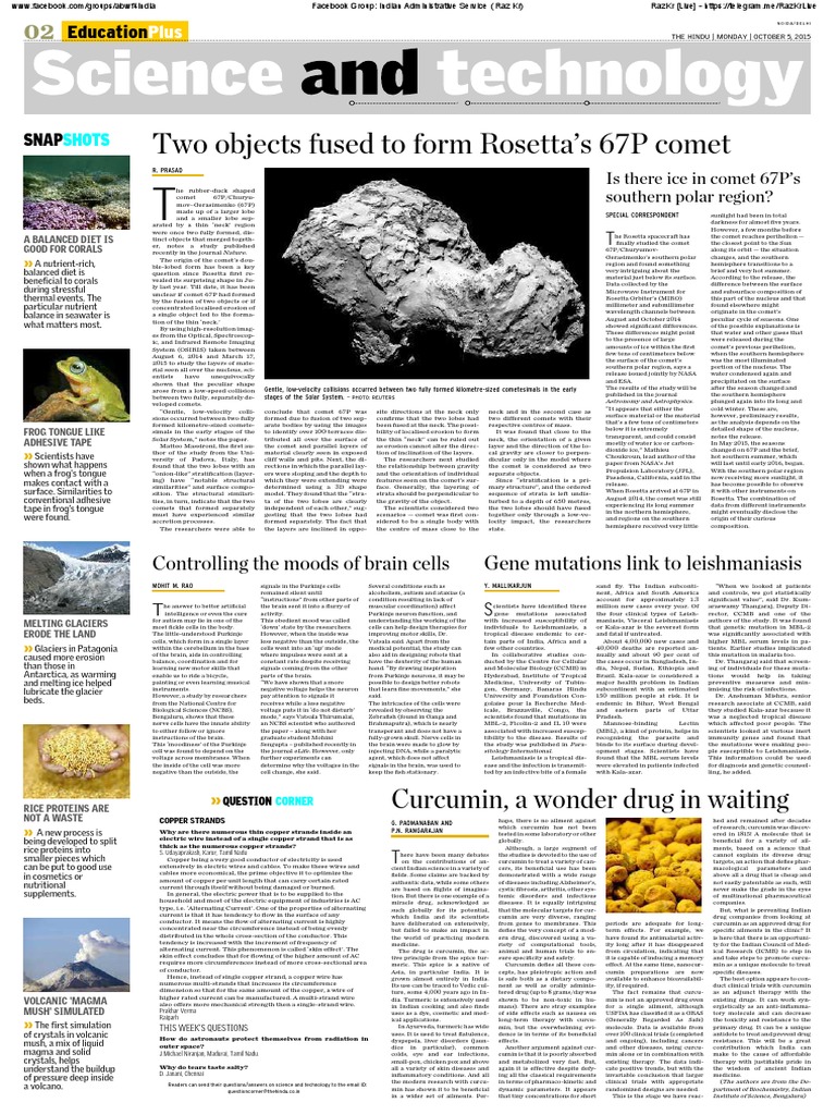 Newspaper Science & Tech OCT'15 To Feb'16 PDF Alternating Current