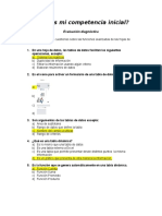 Evaluación Diágnostica Bloque 2 Semestre 2