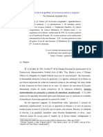 El Derecho a La Igualdad, Las Acciones Positivas y El Género