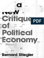 Bernard Stiegler's Critique of Political Economy