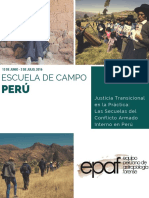 Escuela de Campo Perú  2016