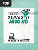 GVP Impact Series II A500 HD Users Guide