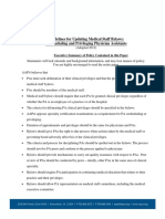 Guidelines For Updating Medical Staff Bylaws: Credentialing and Privileging Physician Assistants