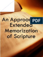 Scripture Memorizing Techniques
