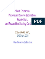 Gas Reserve Estimation