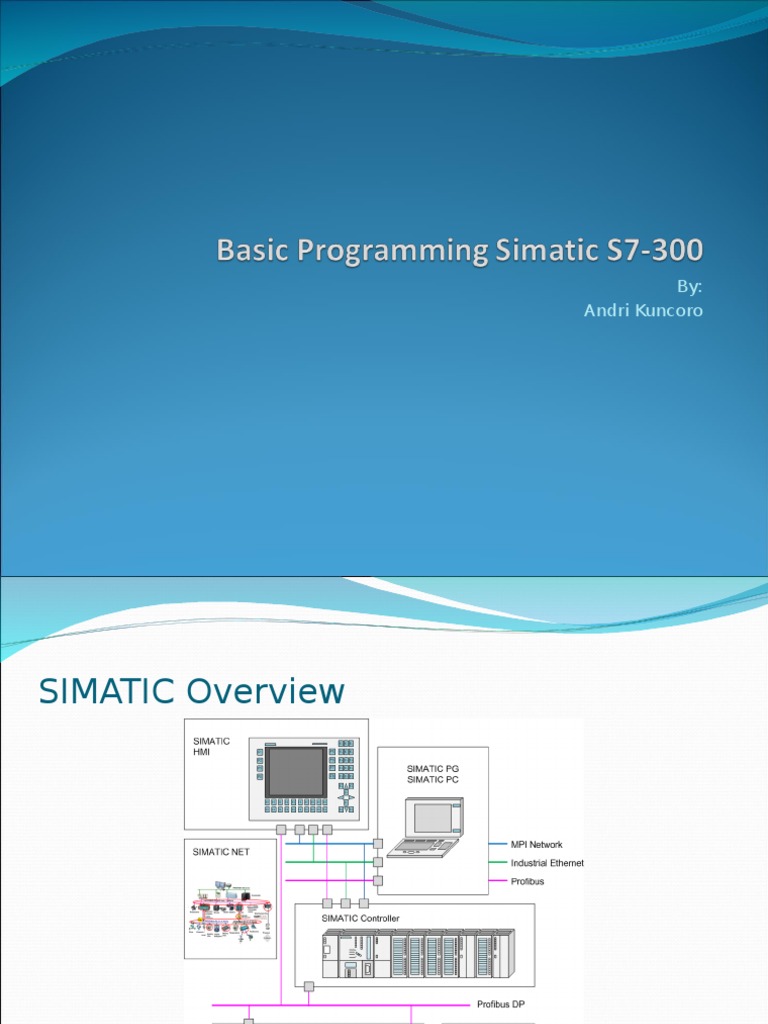 Basic Programming Simatic S7-300 | PDF | Bit | Byte