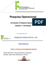 Aula 1 Introdução à Pesquisa Operacional