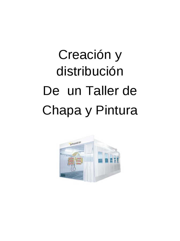 Diseño de Taller de Chapa y Pintura | PDF | Aluminio | Soldadura