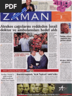 2009 - Gazete Mansetleri -  Zaman