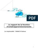Rapport de La Fonction ACHAT (1)