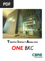 Traffic Impact Analysis-OnE BKC