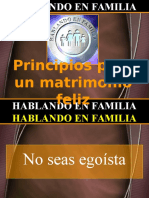 Principios Para Un Matrimonio Feliz