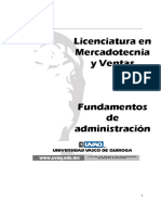 Fundamentos de Administracion