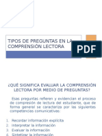 1. Comprensión de Lectura