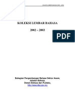 Koleksi Lembar Bahasa 2002