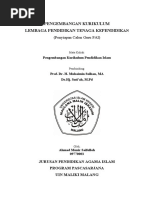 Download pengembangan kurikulum di LPTK by Cholid Zamzami SN30503237 doc pdf