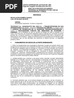 Sentencia acción de amparo