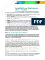 Employee and User Owned Public Services Seminar Summary