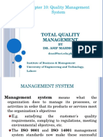 Chapter # 10 (Quality Management System)